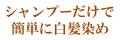 白髪染めシャンプー